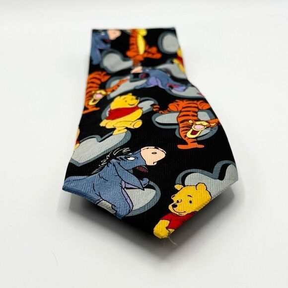 Pooh Bear Vintage Neck Tie Tigger Piglet 47” - Picture 3 of 5